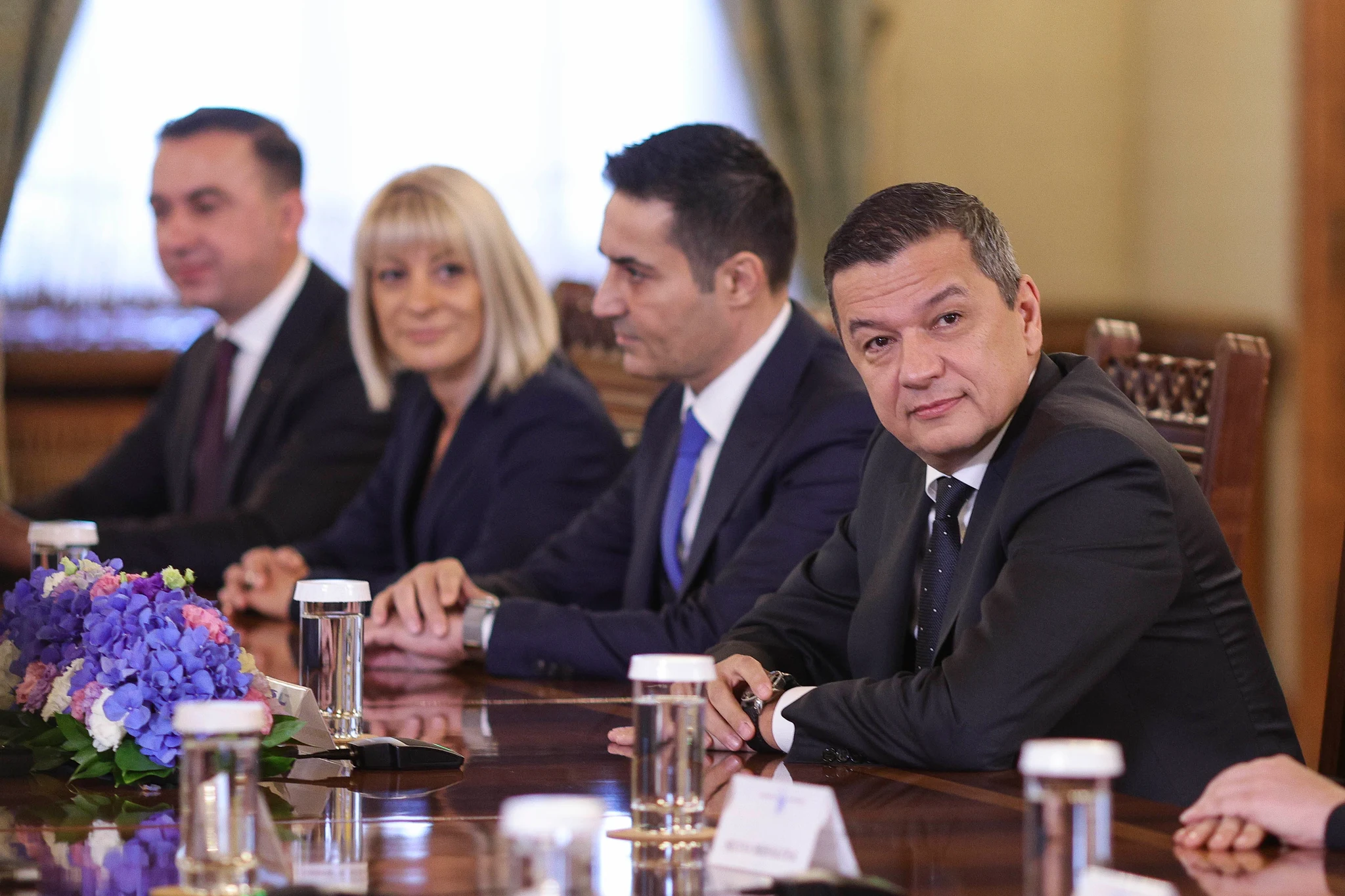 Consultări cu partidele și formațiunile politice parlamentare în vederea desemnării candidatului la funcția de prim-ministru, la Palatul Cotroceni, Bucuresti, 17 septembrie 2026. — Inquam Photos / Octav Ganea