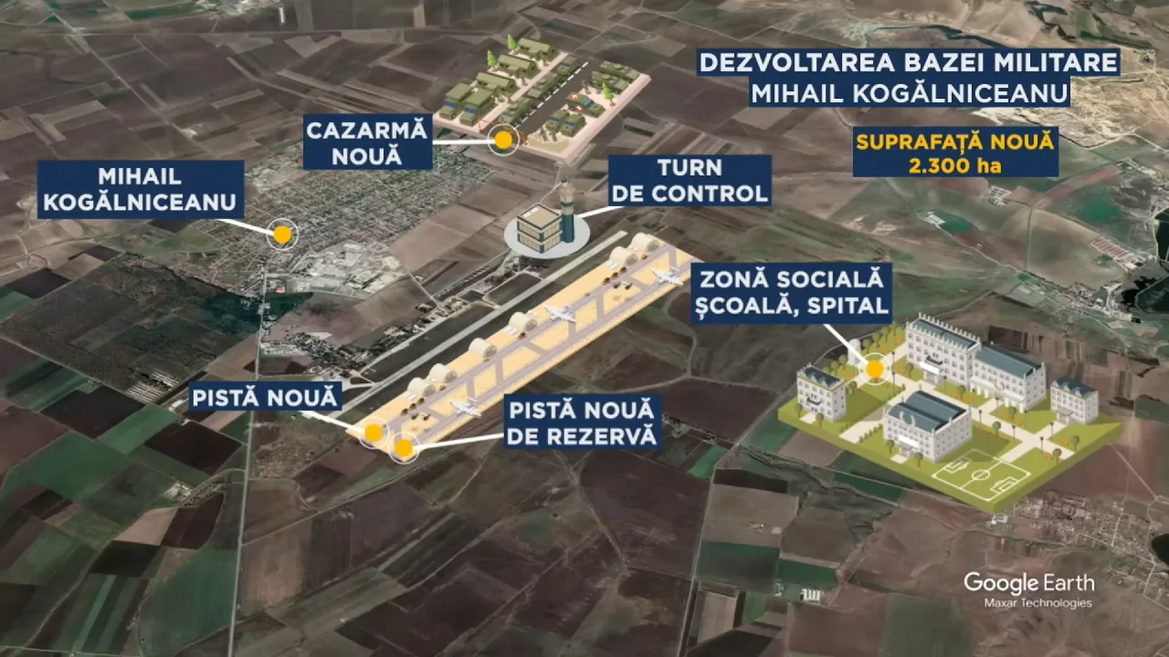 Contract de 1,9 miliarde de lei pentru baza de la Kogălniceanu