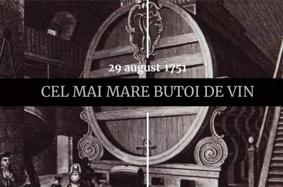 Cel mai mare butoi de vin din lume există și azi. Unde a fost construit și câți litri încape