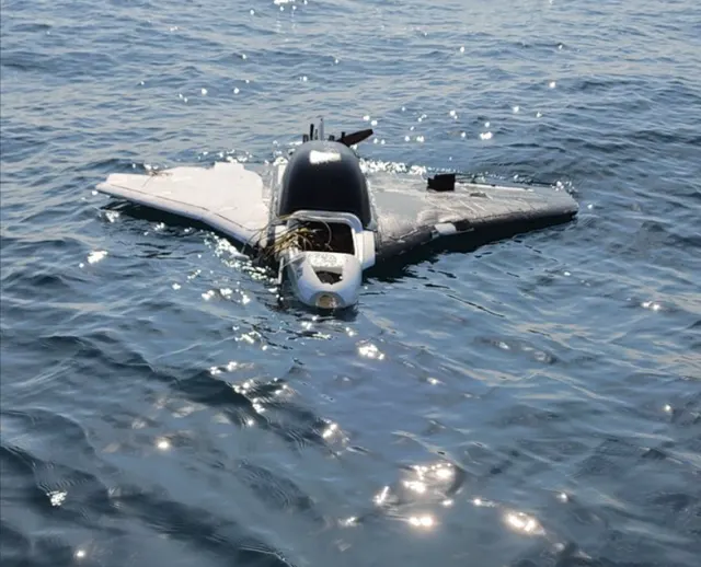 Fragment de dronă cu exploziv, detonat la 5 mile de Sulina