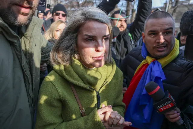 Cristela Georgescu, la ieșirea de la DIICOT: „intervenții brutale”