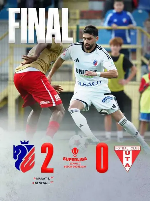 Botoșani o îngroapă pe UTA în prima repriză: 2-0