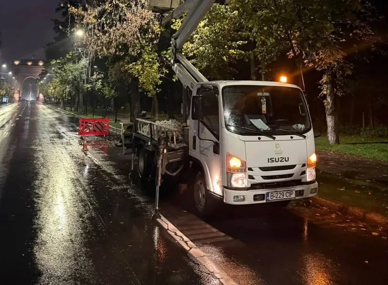 Șase milioane de luminițe se aprind pe bulevardele Capitalei