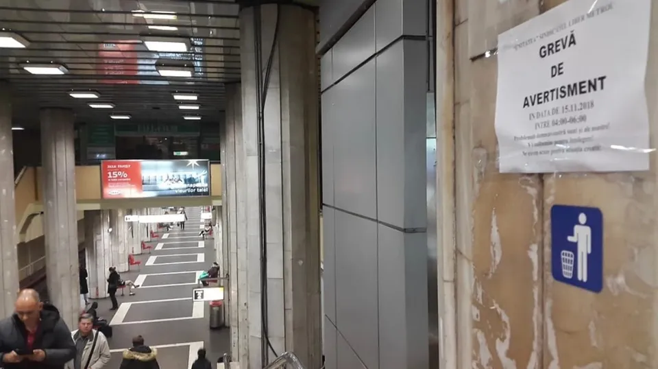 ULTIMATUM ÎN SUBTERAN: Bucureștiul, la un pas de paralizie totală! Sindicaliștii Metrorex amenință că opresc metrourile dacă nu primesc banii ceruți